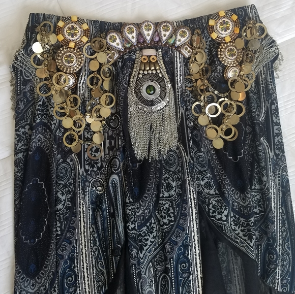 Belly Dancer Gypsy Hand Beades Costume - Picture 6 of 16